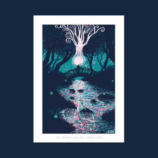 The Hermit and the Cosmic Tree Print James R. Eads 