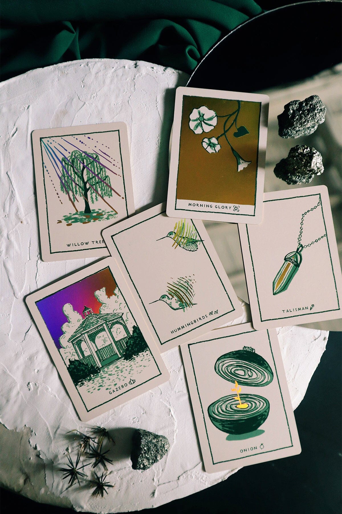 Green Glyphs Lenormand - Back Green Glyphs on Kickstarter – Prisma 