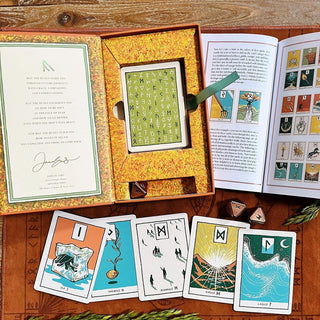 Green Glyphs Kickstarter Coming Soon! Print Studio Blog x James R. Eads James R. Eads fine art prints and Prisma Visions tarot cards