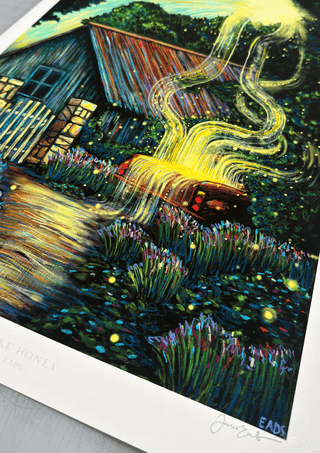 New Studio, New Print Prisma Visions Periodical James R. Eads fine art prints and Prisma Visions tarot cards