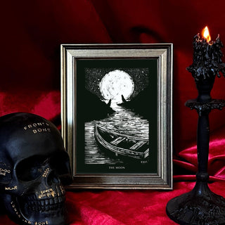 FREE PRINT - The Moon (Night Visions Tarot 2) Gift James R. Eads 