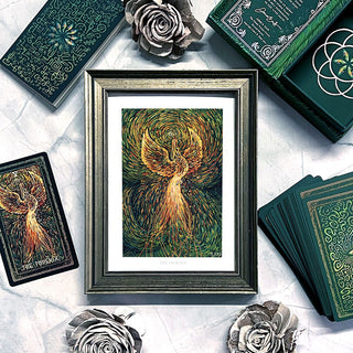 FREE PRINT - The Phoenix (Cosma Visions Oracle) Gift James R. Eads 