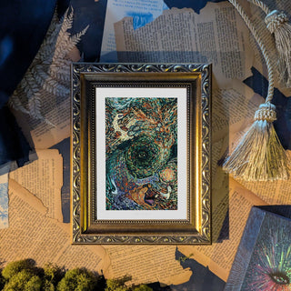 FREE PRINT - The World (Prisma Visions Tarot) Gift James R. Eads 