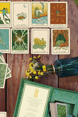 Green Glyphs Tarot Deck James R. Eads 