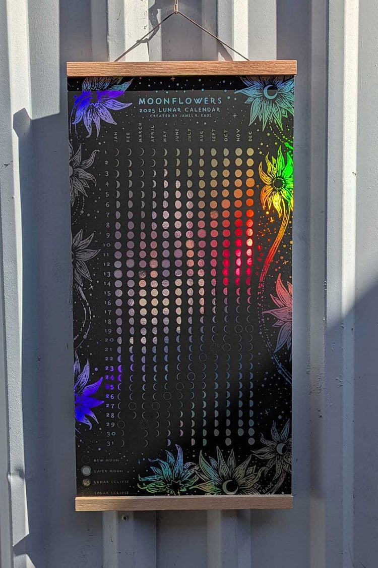 Lunar Calendar Print 2025