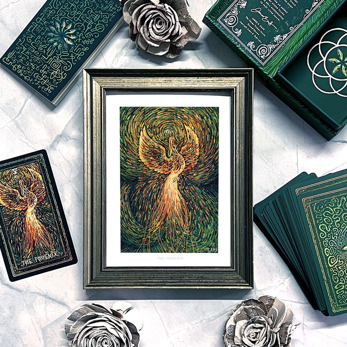 The Phoenix (Cosma Visions Oracle) Print James R. Eads