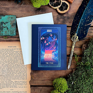 The Star Tarot Greeting Card Greeting Card James R. Eads 