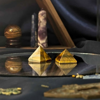 Tiger Eye Pyramid Crystal Prisma Visions Shop 