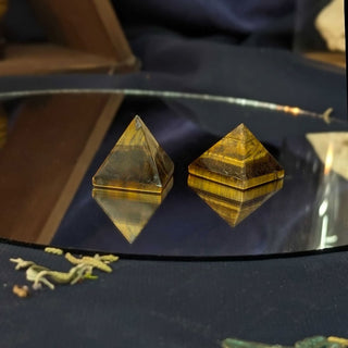 Tiger Eye Pyramid Crystal Prisma Visions Shop 