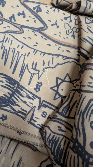 Treasure Map Altar Cloth (Scratch and Dent) Altar Cloth James R. Eads 