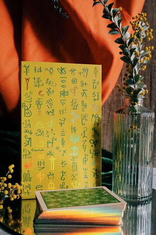 Green Glyphs Lenormand Deck James R. Eads