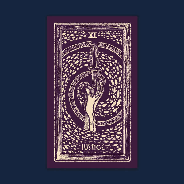 Justice - Light Visions Tarot Major Arcana - James R. Eads Screen