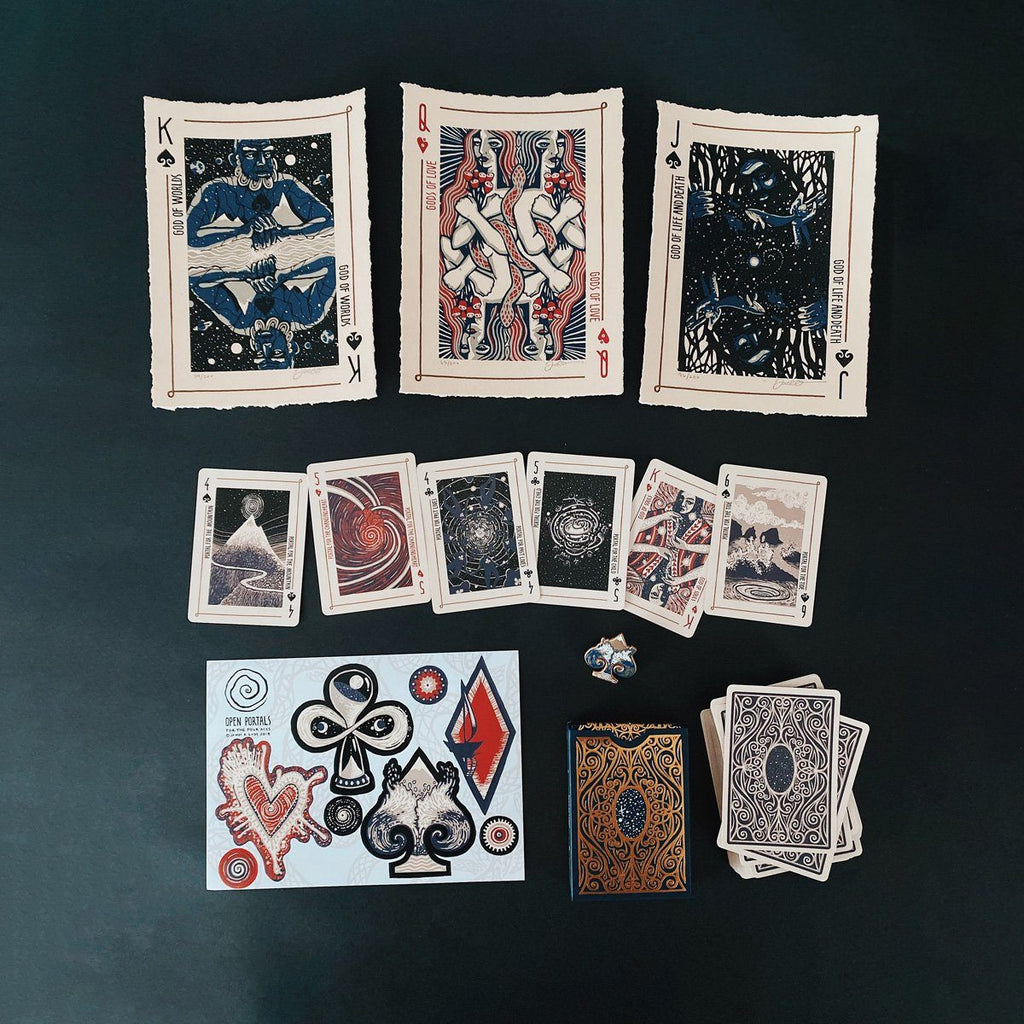 Open Portals Set | Unique Playing Cards by James R. Eads – Prisma Visions