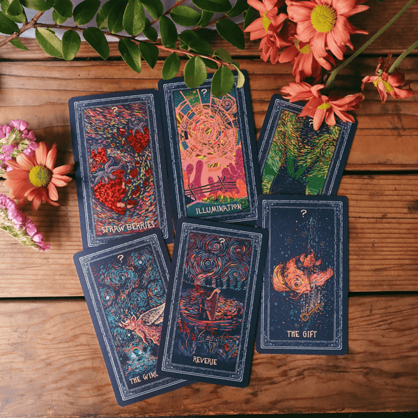 Past is a Present | Prisma Visions Tarot Cards | James R. Eads