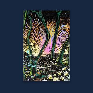 Screenprinted Notebook Journal James R. Eads 