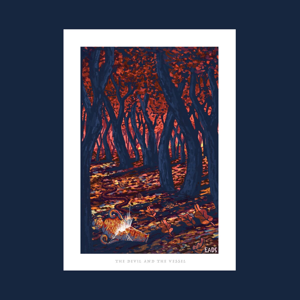 The Devil and the Vessel Print James R. Eads