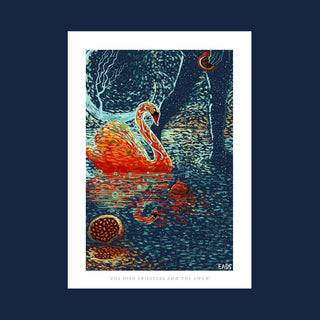 The High Priestess and the Swan Print James R. Eads 