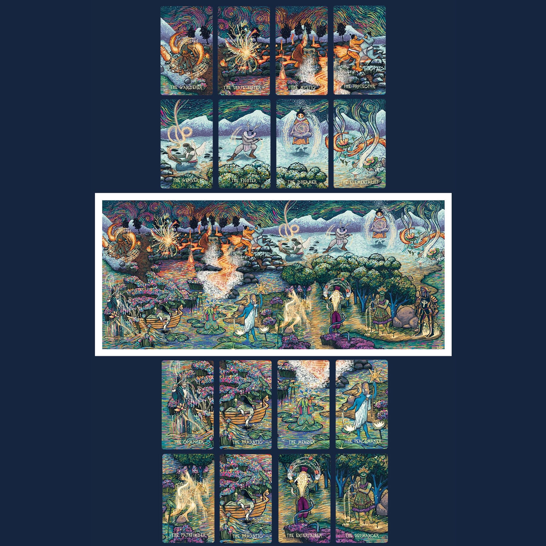 The Suit of Beings Print James R. Eads